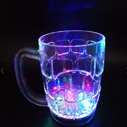 Wholesale LED Bar Night Club Party Drink Cups 295ML Led Beer Mug Led Plastic Light Glass Cups Glowing LED Beer Cup