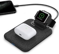 Wireless Charger Station for iPhone 12, Apple Watch and AirPods