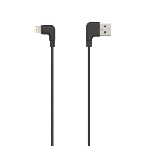 USB A to Lightning Right-Angle Cable