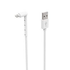 USB A to Lightning L-shaped cable