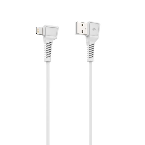 USB A to Lightning L-shaped cable