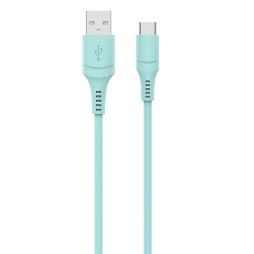 USB A to USB C Silicone Cable
