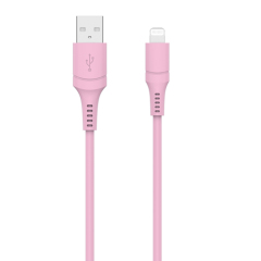 USB A to Lightning Silicone cable