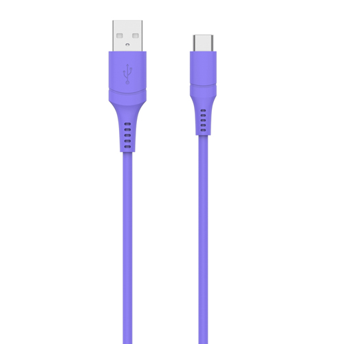 USB A to USB C Silicone Cable