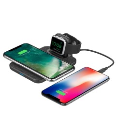 Wireless Charger Station for iPhone 12, Apple Watch and AirPods