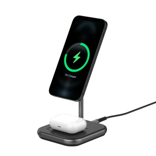 2 in 1 MagSafe Wireless Charger Station with MagSafe Charger Module