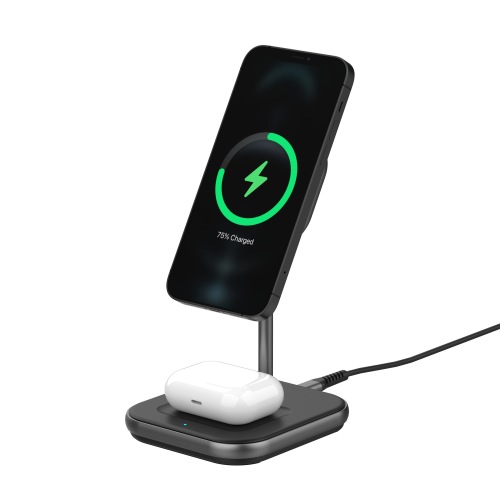 2 in 1 Magnetic Wireless Charger Stand for iPhone13 and AirPods Pro