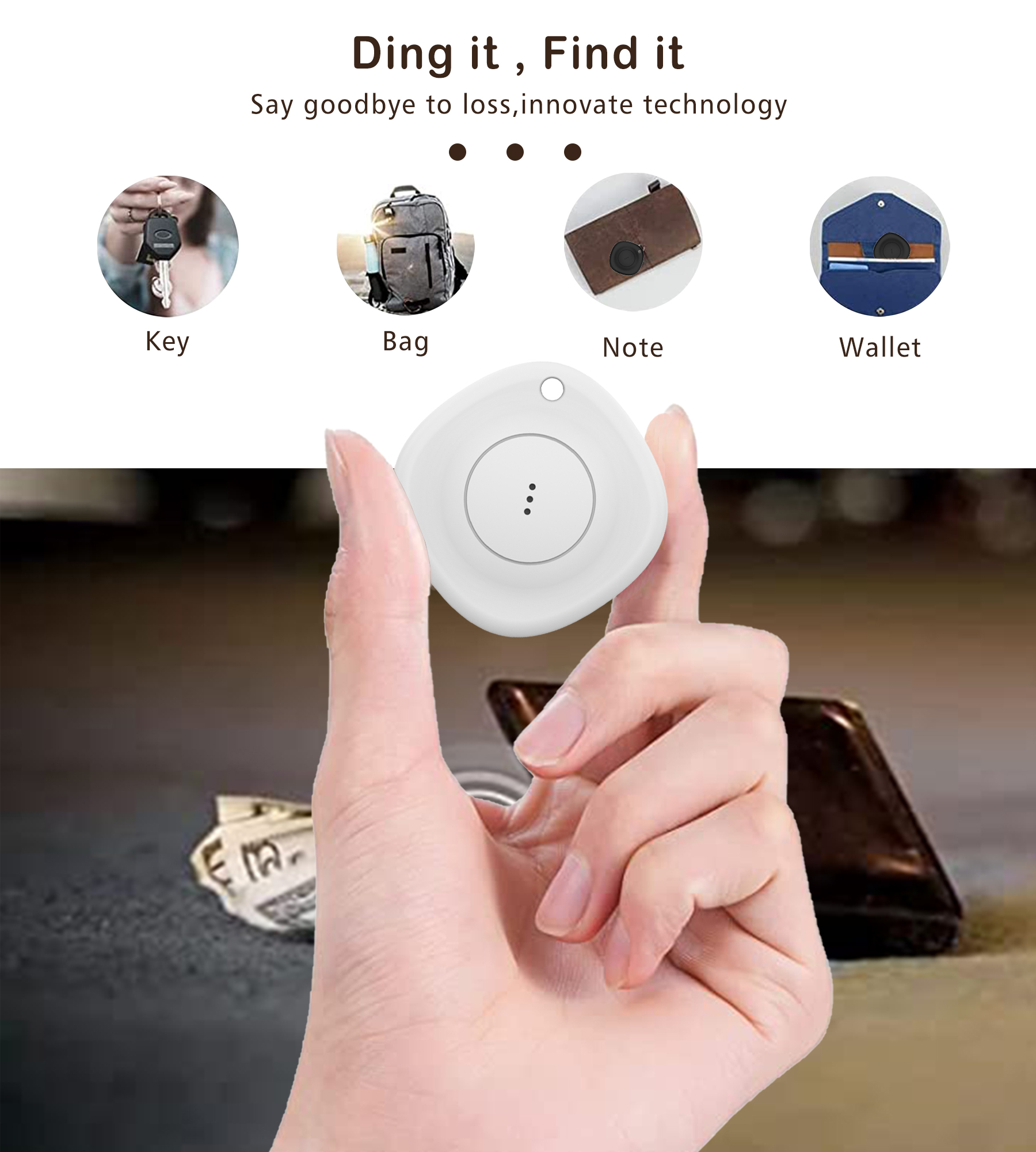 Findmy MyTag- Bluetooth Anti-lost Smart Finder Tracker Locator