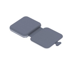 2 in 1 foldable magnetic wireless charger