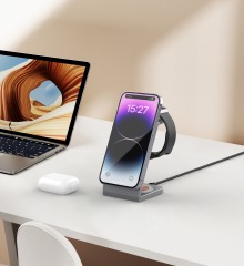 3 in 1 15W Metal Wireless Charger