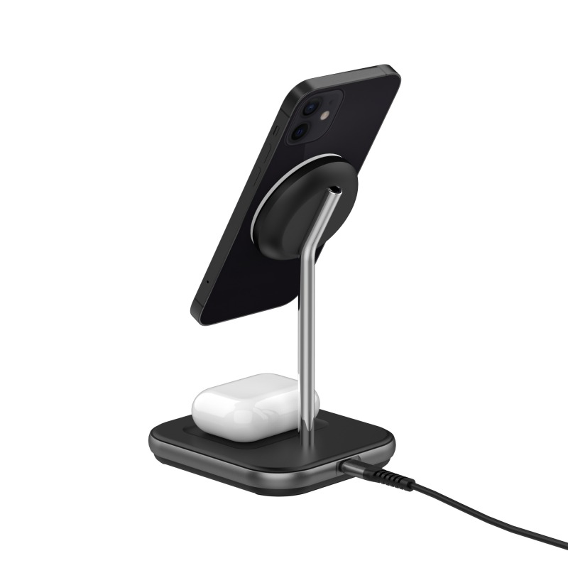Qi2 2 in 1 wireless charger stand