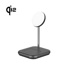 Qi2 2 in 1 wireless charger stand