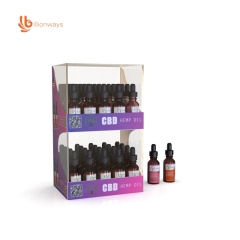 CBD Oil bottle display