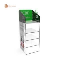 CBD display stand with customized head and size