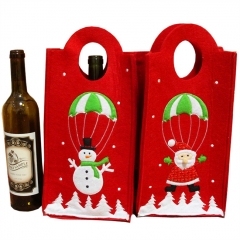 Sacs-cadeaux Pour Bouteilles De Vin De Noël En Feutre