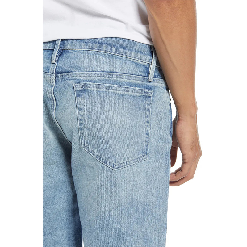Mens cut off denim shorts