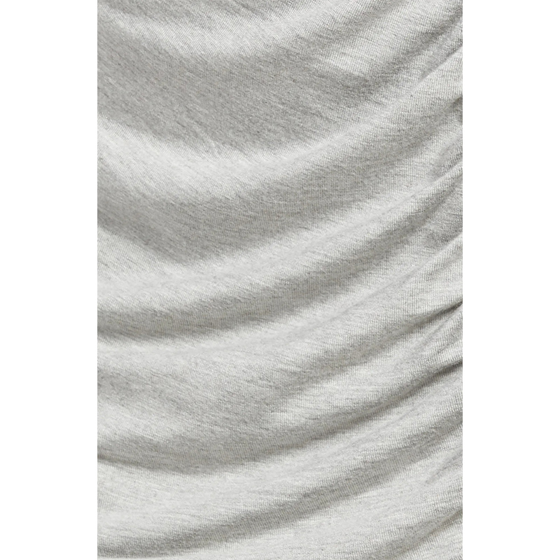 Ruched turtleneck long sleeve bodycon dress