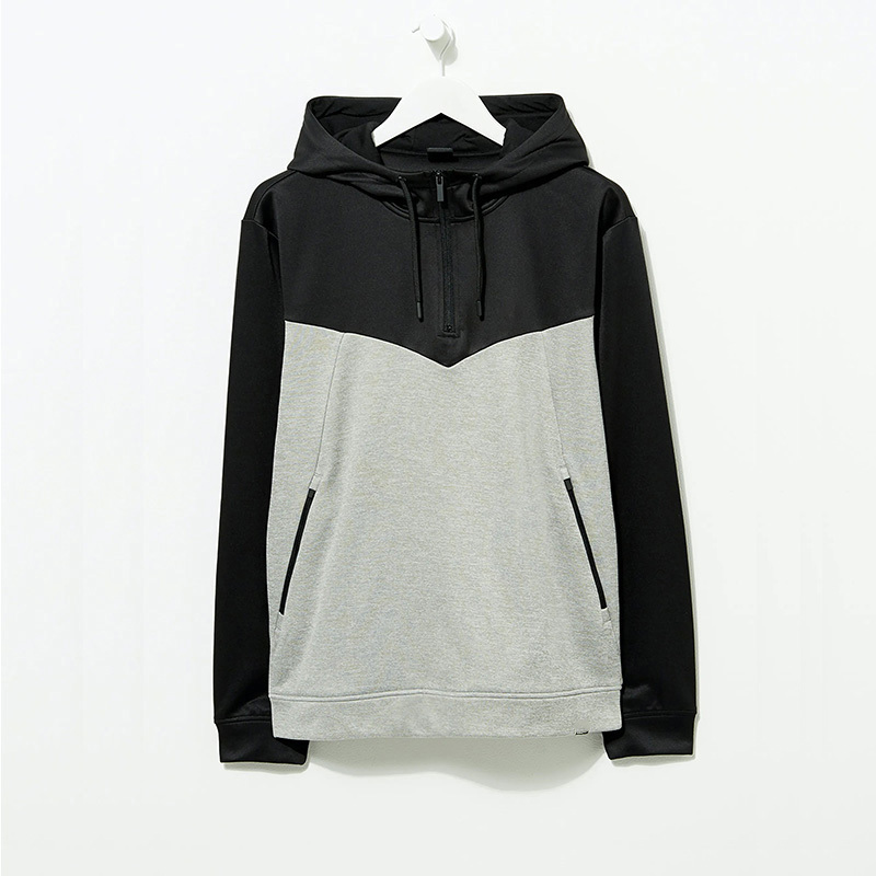 Mens athletic panel tracksuit set