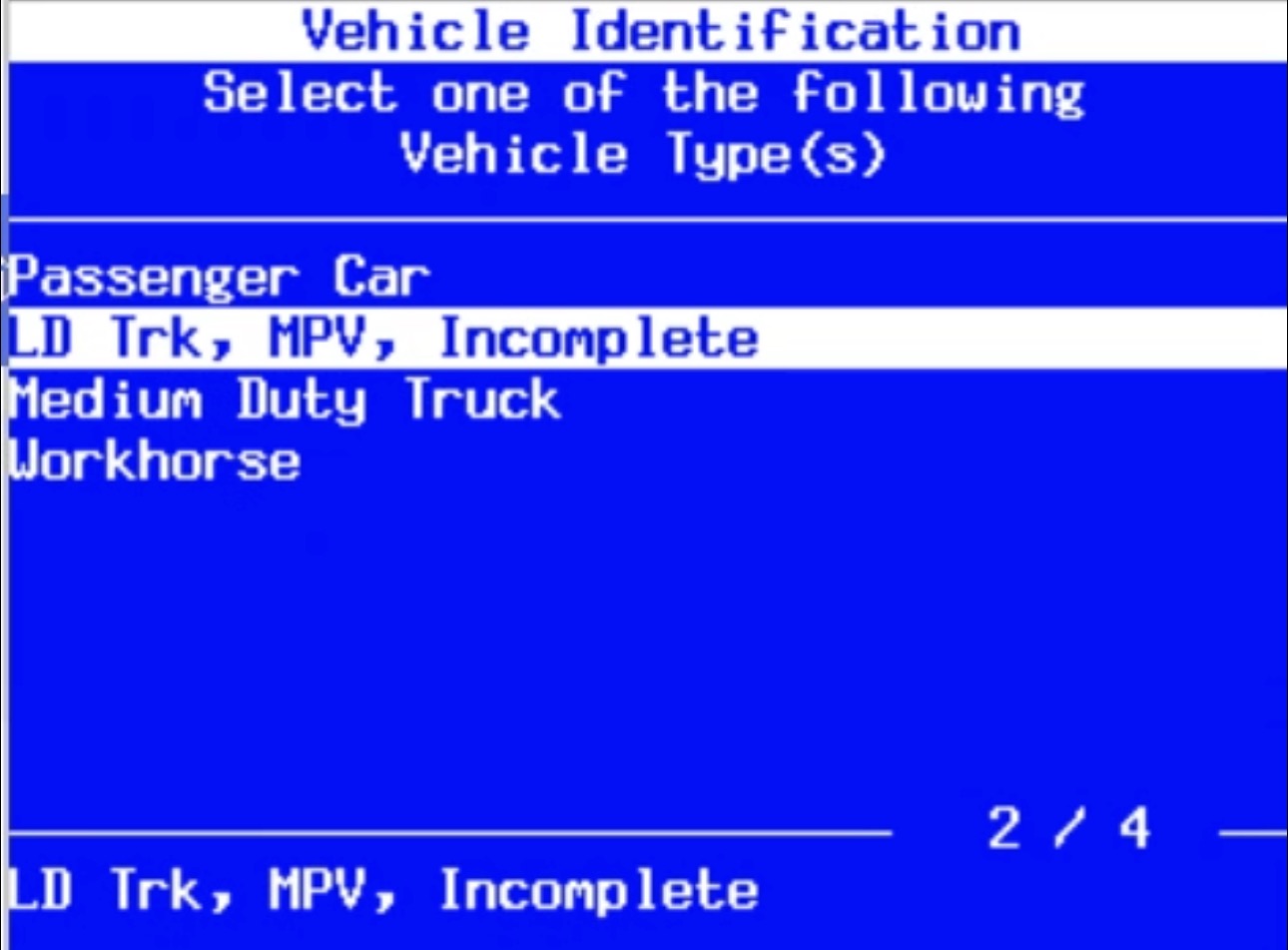 GM Tech 2 scan tool