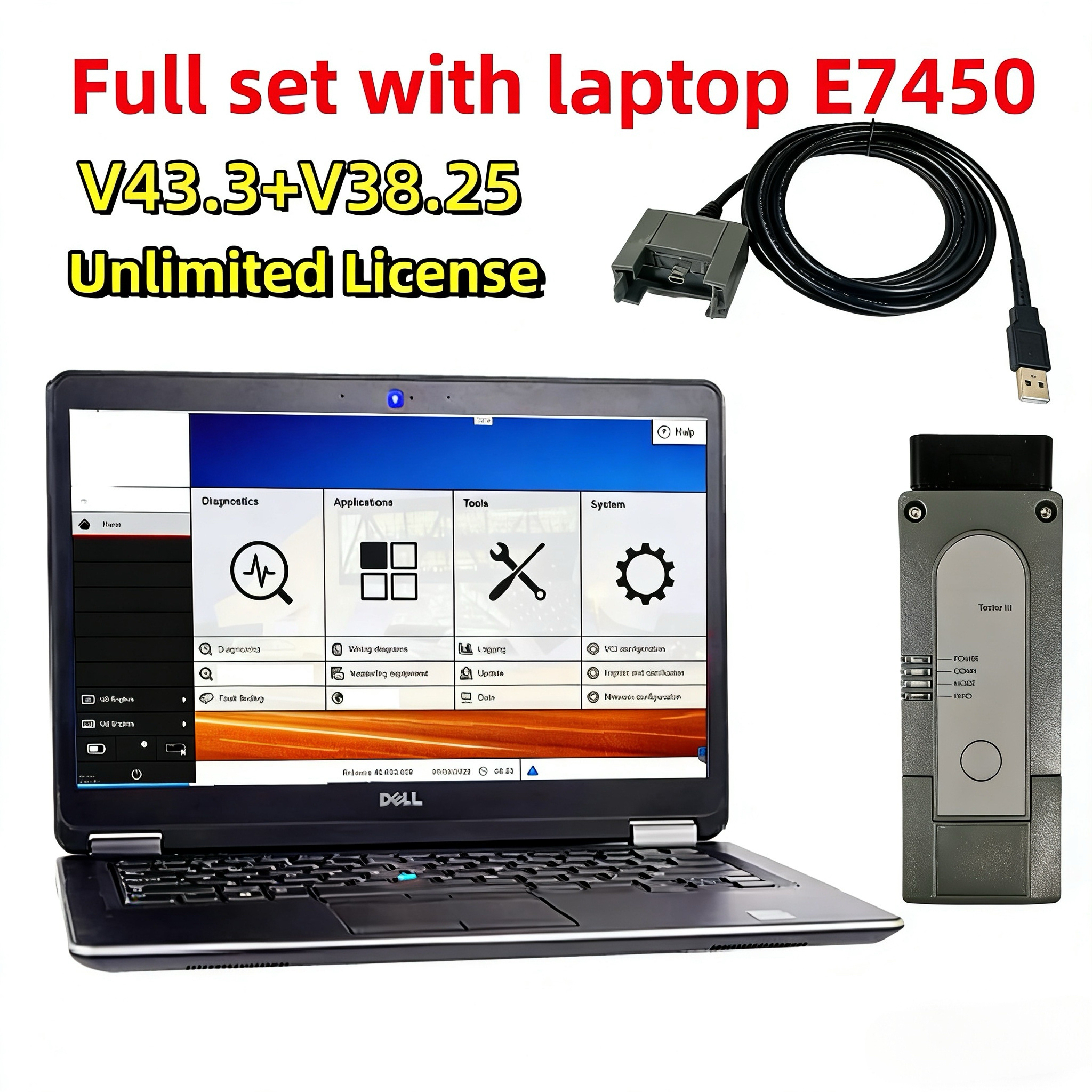 Piwis 3 Tester with Laptop