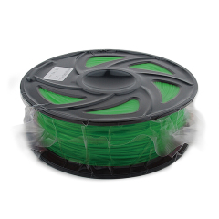 FUSICA 3d printer filament 1.75mm PLA 1kg premium quality refillable with spool Green