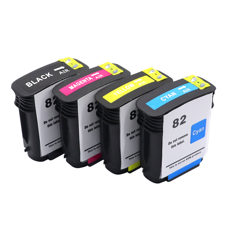 FUSICA hotsale ink cartridge refillable ink tank 4 colors CH565A BK C4911A C4912A C4913A C M Y for HP Designjet 10ps 120nr 20ps 500 500 Plus 500ps 50ps 510 800 800ps 815 820