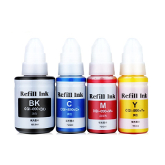 FUSICA high quality refilling ink 4 colors GI890K C Y M for Canon G4800 G3800 G2800 G4810