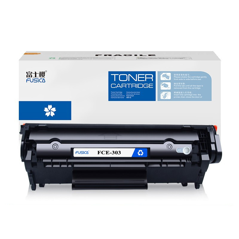 FUSICA Compatible Laser Toner Black Toner Cartridge CRG303 CRG303Y for LBP2900 LBP3000 Premium Toner Cartridges