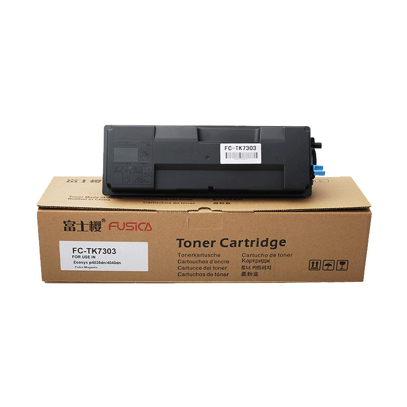 Fusica High Quality TK7303 black laser copier Toner Cartridge for ECFCYS P4035DN/4040DN