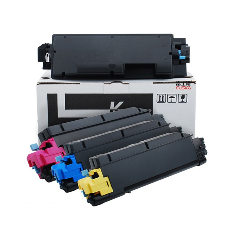 Fusica High Quality TK5163 BK/C/Y/M Color Laser Toner Cartridge for Kyocera P7040