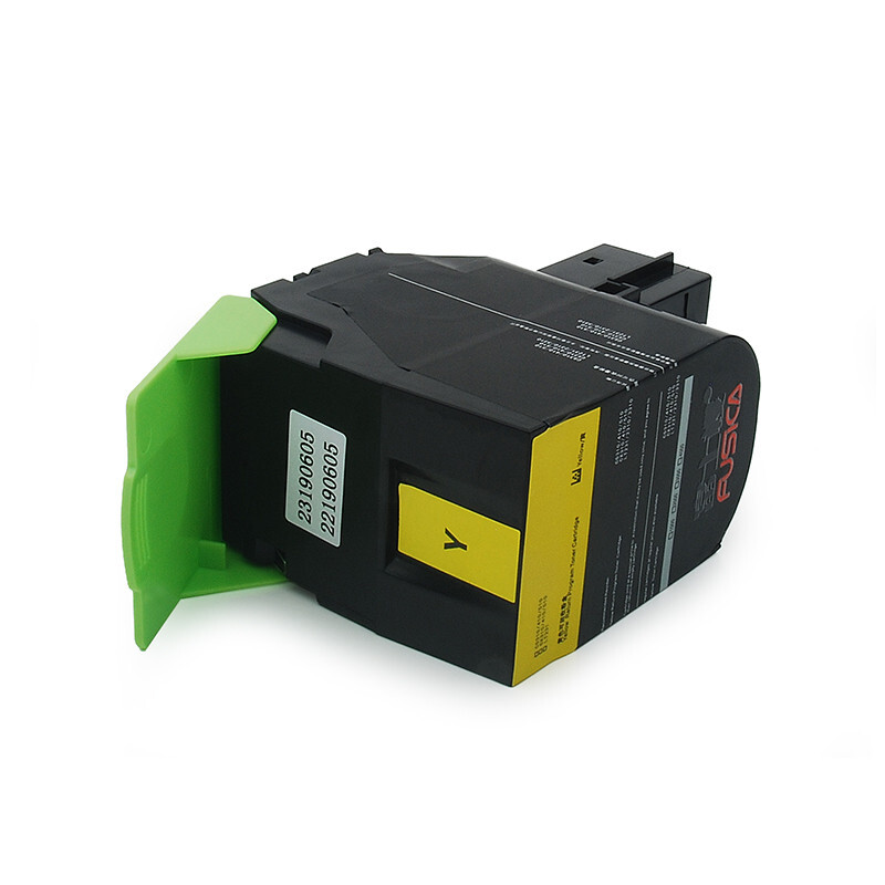 Fusica High Quality CS720 BK/C/Y/M Color Laser Toner Cartridge for Lexmark CS720/725/CX725