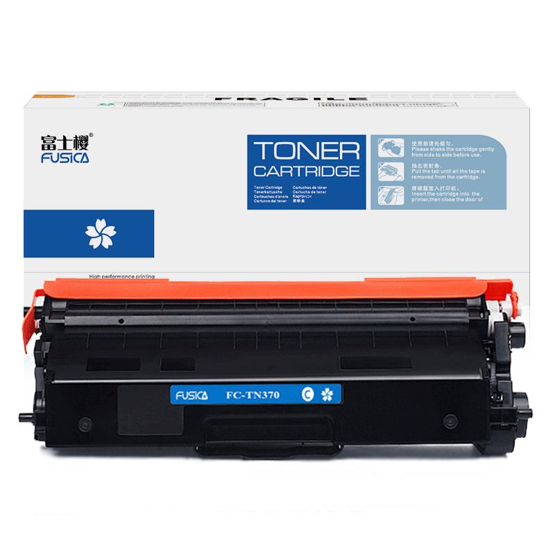 Fusica High Quality TN370 BK/C/Y/M Color Laser Toner Cartridge for HL-4150/4570DW/MFP9465/DCP-9055CD HL8260/8360