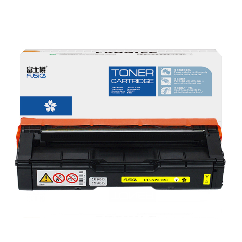 FUSICA SPC220 Toner Cartridges wholesale price toner color use for in Ricoh Aficio SP C200N C222DN C220S C221SF C240DN 221