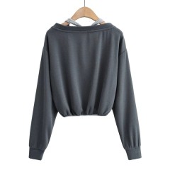 V-neck Color Blocking Sweater