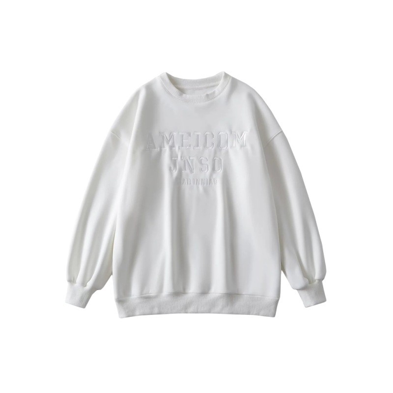 Letter Embroidered Sweater