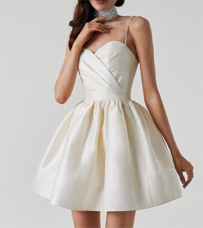 Pleated halter gown