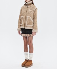 Chao brand lamb wool cotton jacket