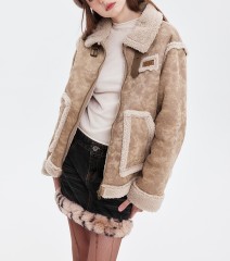 Chao brand lamb wool cotton jacket