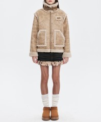 Chao brand lamb wool cotton jacket