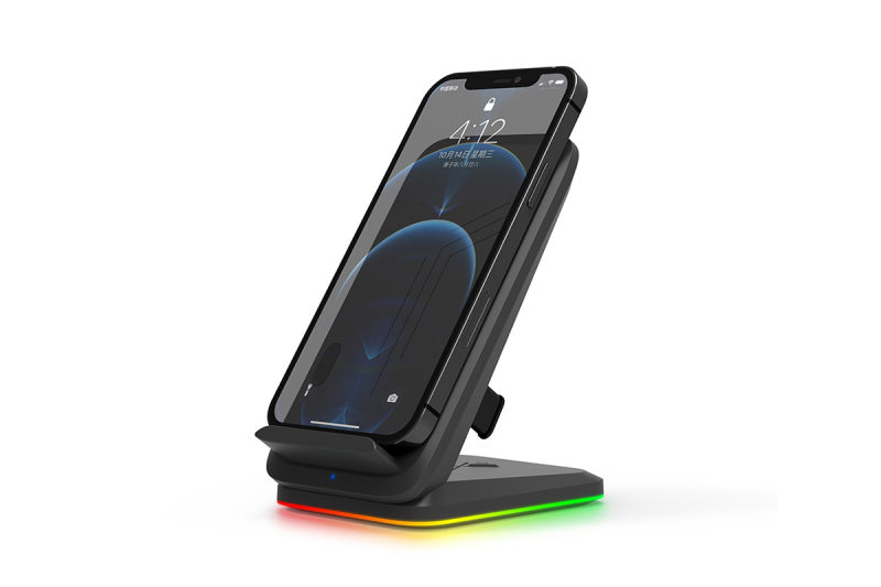 15W RGB Fast QI Wireless Charger Stand