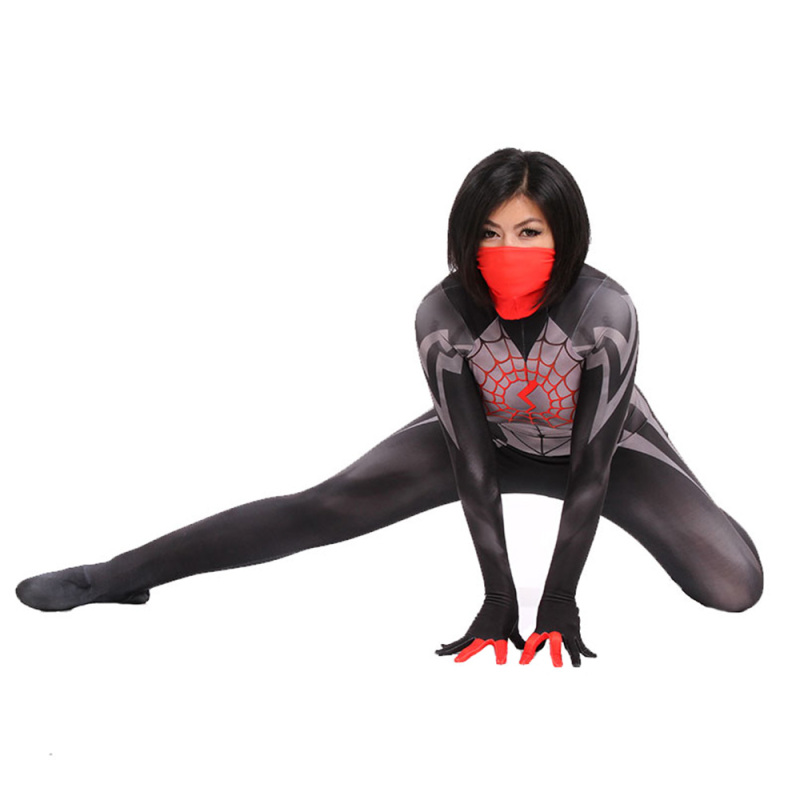 Silk Spider-Man Cindy Moon Cosplay Costume Adults Kids