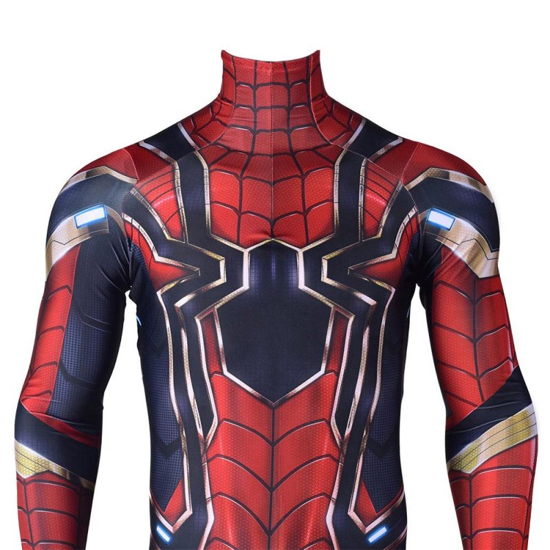 Avengers: Infinity War Iron Spider Spider-Man Cosplay Costume Adults Kids
