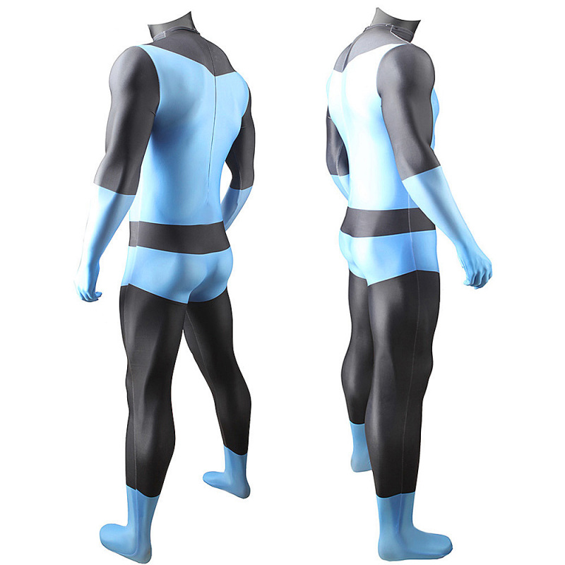 The Incredibles Mr. Incredible Blue Suit Cosplay Costume Adults Kids