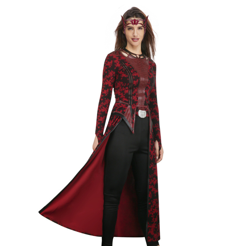 Doctor Strange Wanda Maximoff Scarlet Witch Cosplay Costume New Edition