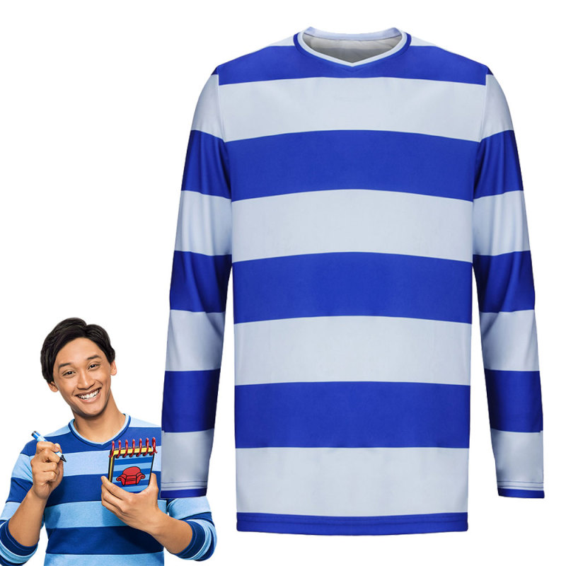 Josh T-Shirt Blue Stripe Blue's Clues & You!