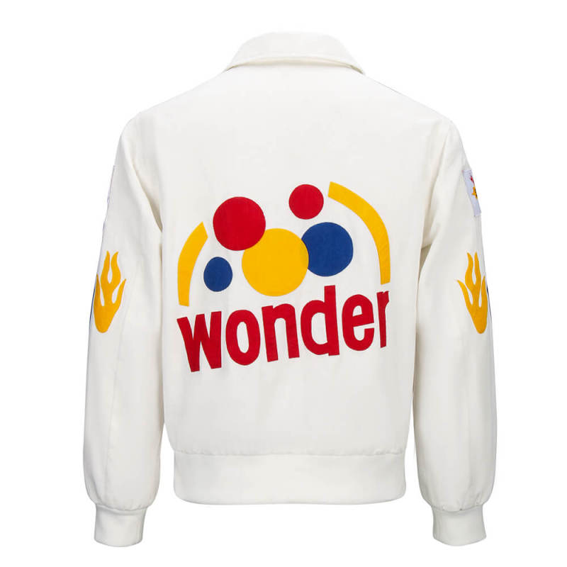 Ricky Bobby Wonder White Jacket Racing Costume Talladega Nights