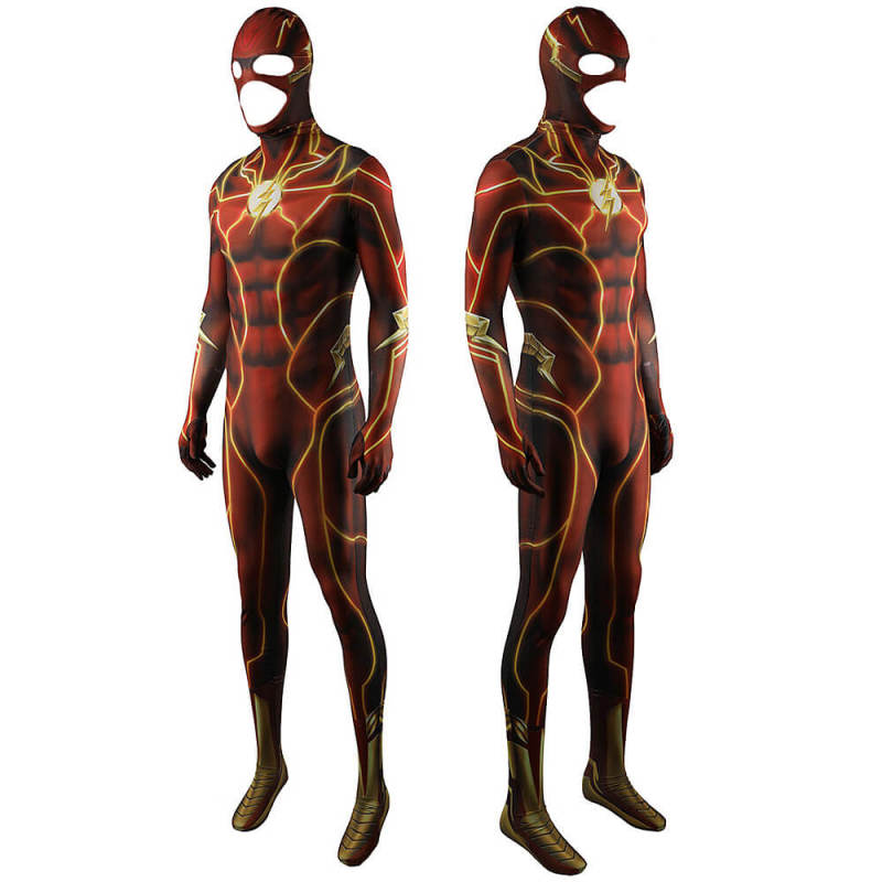 The Flash Movie Cosplay Costume Barry Allen Style B