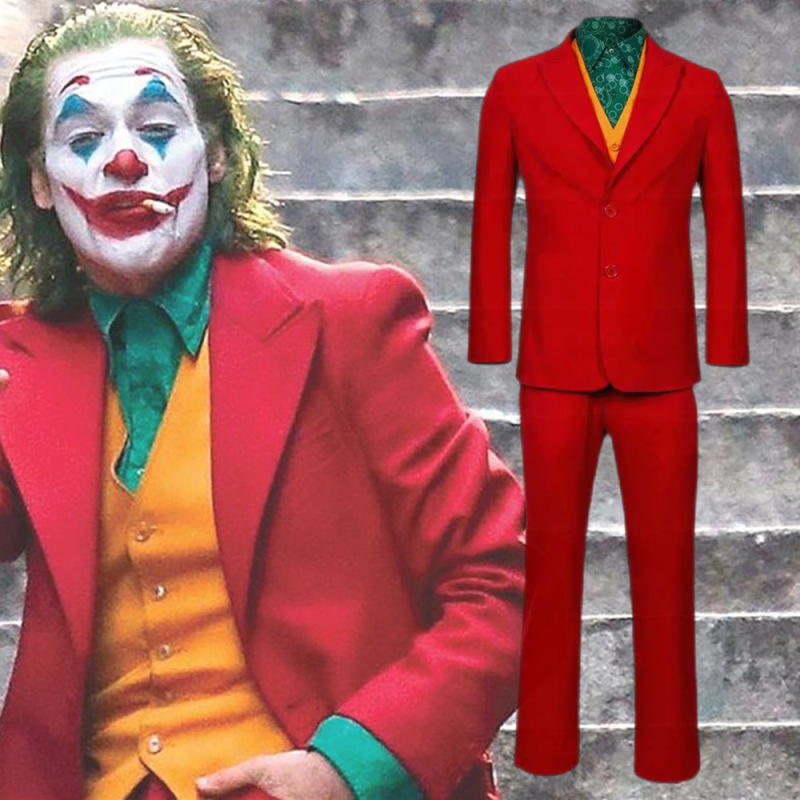 Joker Movie Joaquin Phoenix Costume Arthur Fleck Cosplay
