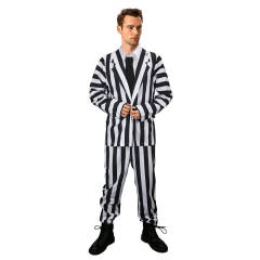 Beetlejuice Betelgeuse Cosplay Costume (S/M/XXL/3XL Ready to Ship)