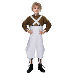 Boys Oompa Loompa Costume Willy Wonka Charlie and the Chocolate Factory (Ready to Ship)